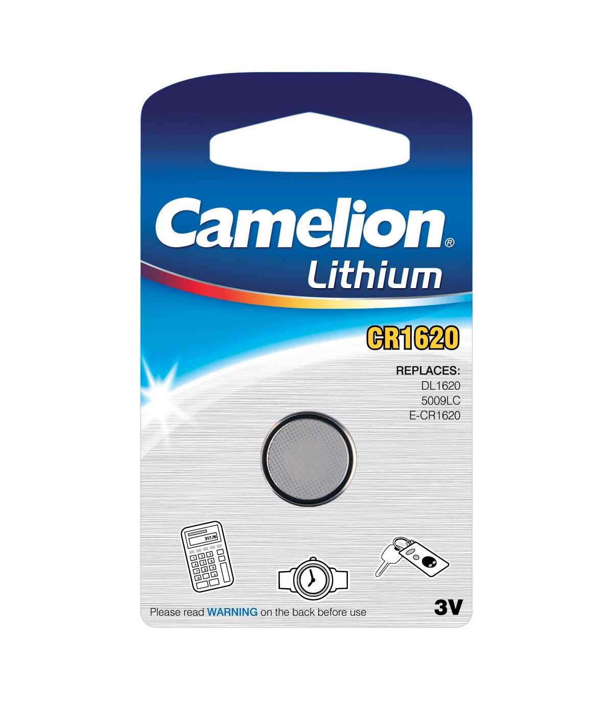 CR1620 Pile Lithium 3V