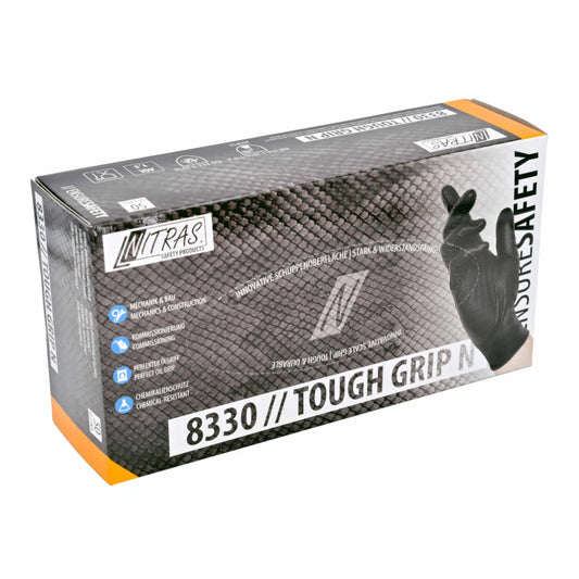Gants jetables en nitrile 50pcs. Tough Grip (L)